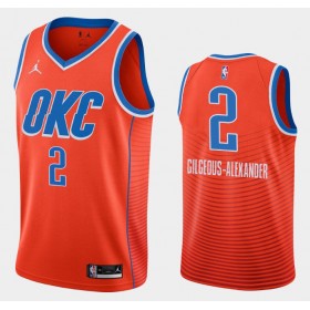 Dres Oklahoma City Thunder Shai Gilgeous-Alexander 2 2020-21 Jordan Brand Statement Edition Swingman